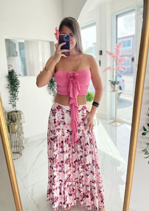 Pink Tye Dye Skirt