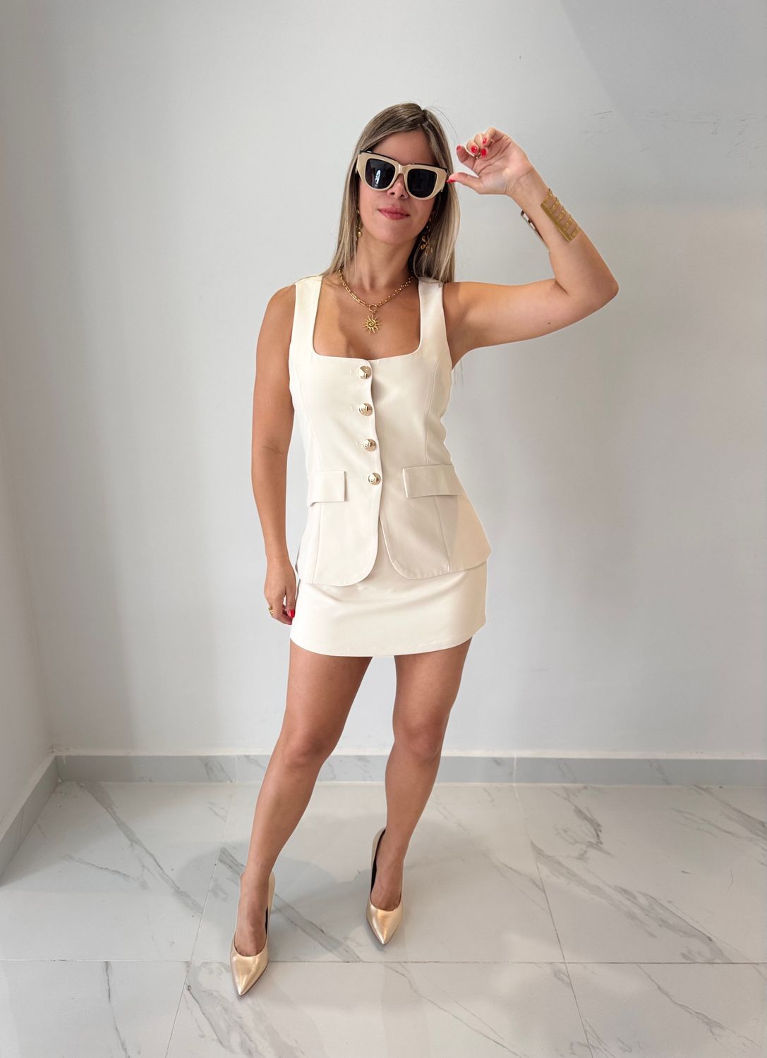 Bavarian Cream Business Romper