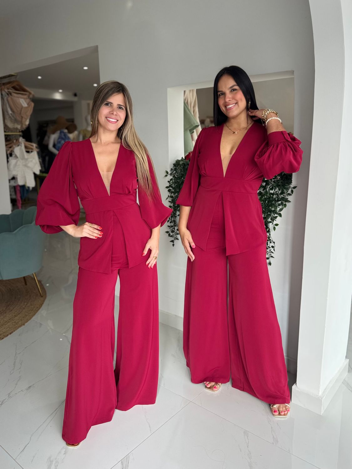 Red Merlot Exclusive Collection Jumpsuit