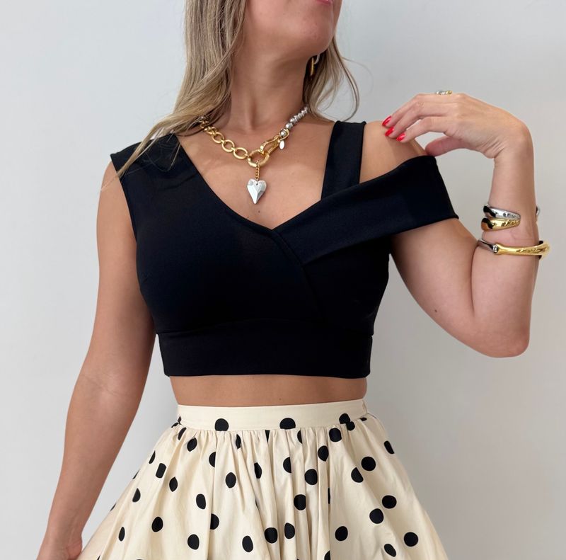 Black Crop Top