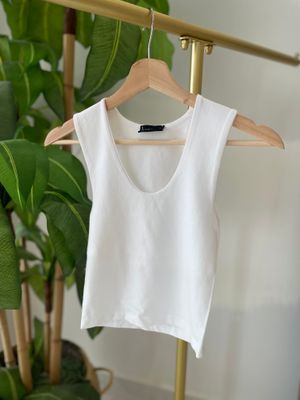 White Basic Top