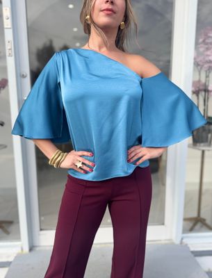 Blue Olympic Blouse