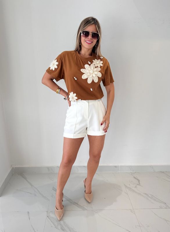 White Short Pants