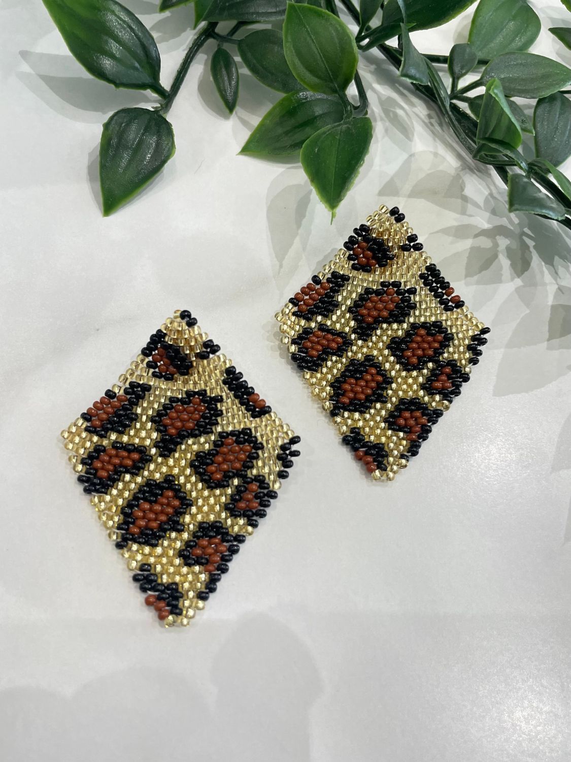 Leopard Print Earrings