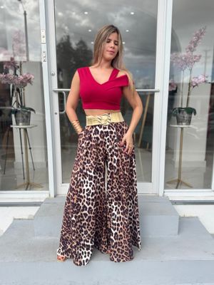 Red Crop Top