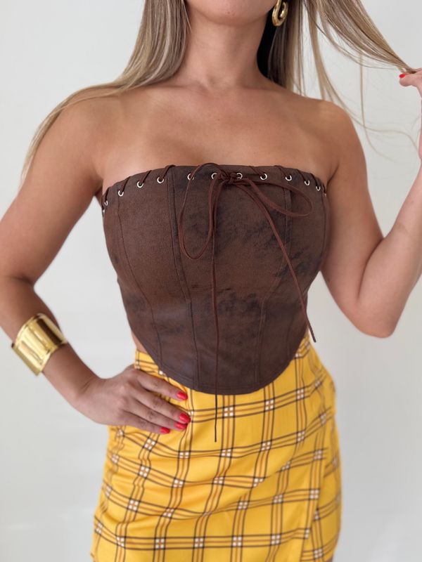 Cow Girl Cocoa Bustier