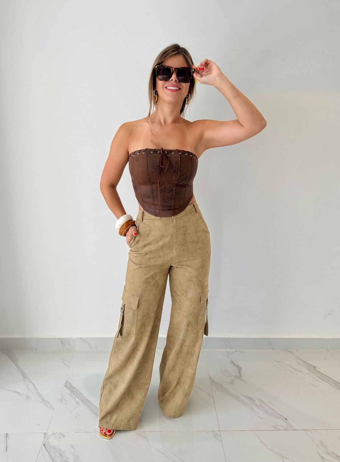 Hazelnut Cargo Pants