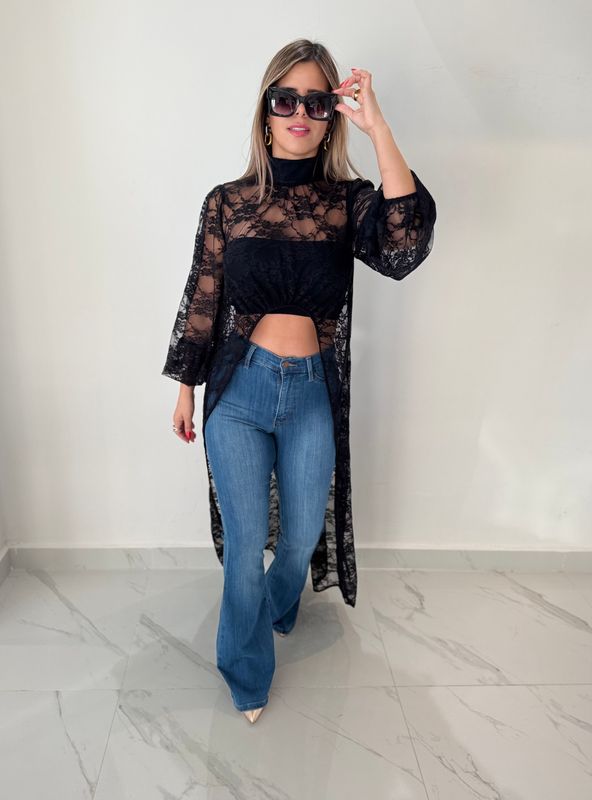 Lace Long Sleeve Blouse