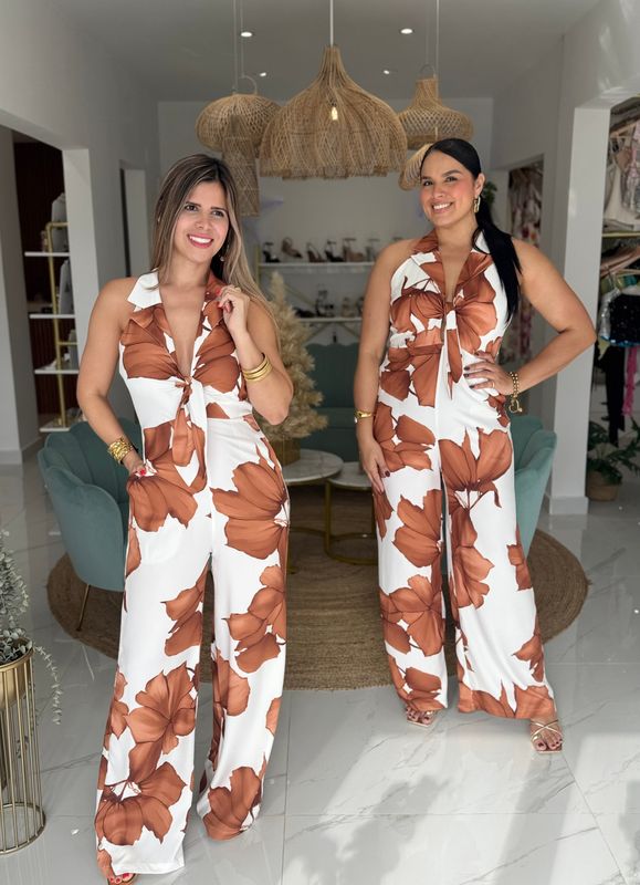 Autum Print Exclusive Collection Jumpsuit