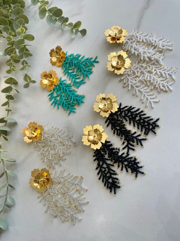 Colors Flower Earrings