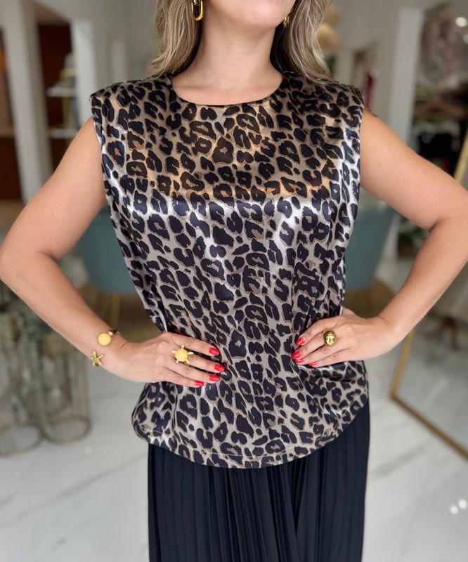 Leopard Elegant Blouse