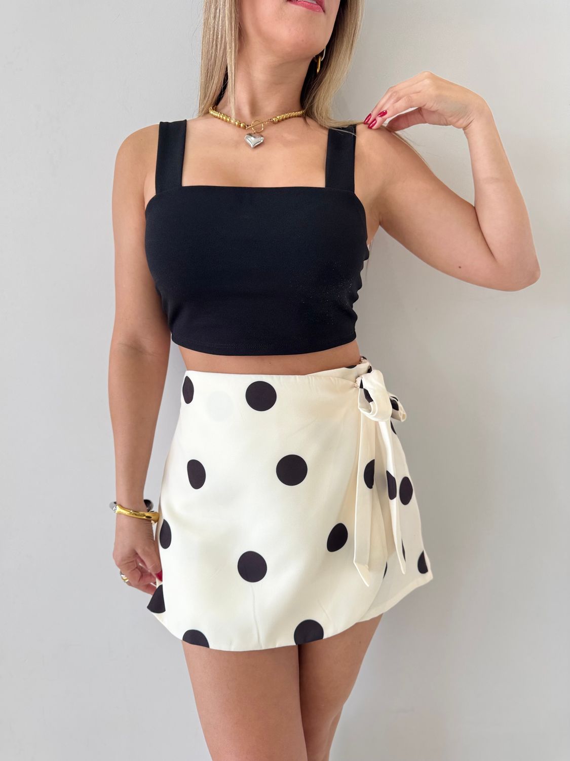 Cute Polka Dots Skort