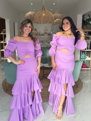 Lavanda Excluisve Skirt Set