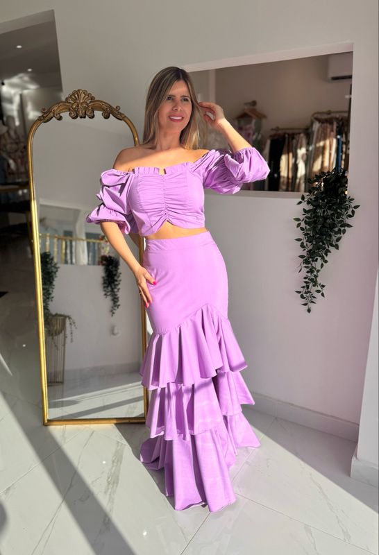 Lavanda Excluisve Skirt Set
