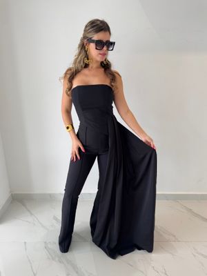 Black Elegant Pant Set