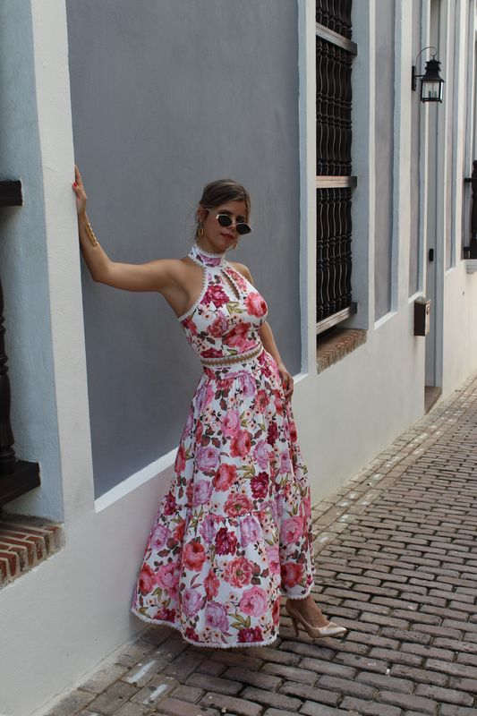 Flowers Premium Collection Skirt Set
