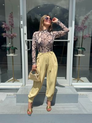 Light Mustard Aladdin Pant