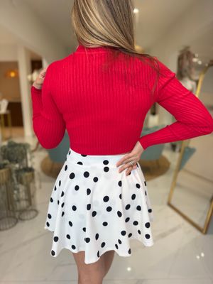 Red Turtle Neck Sweater