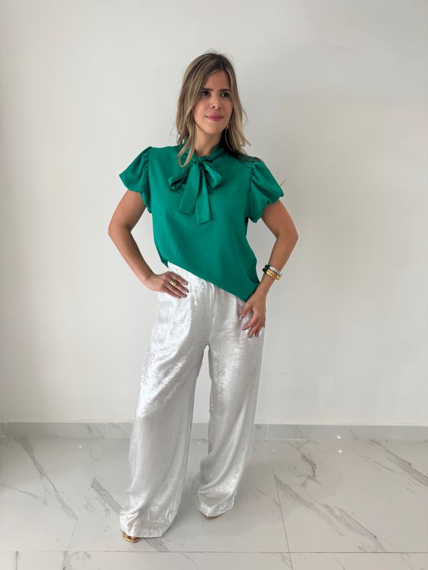Green Elegant Blouse