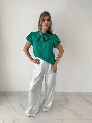 Green Elegant Blouse