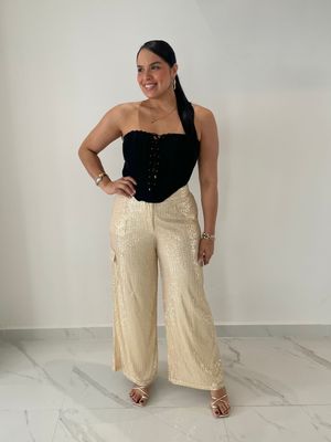 Golden Sequin Cargo