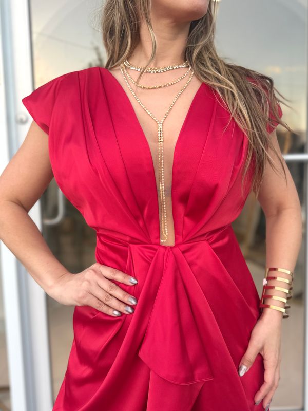 Red Exclusive Formal Dress