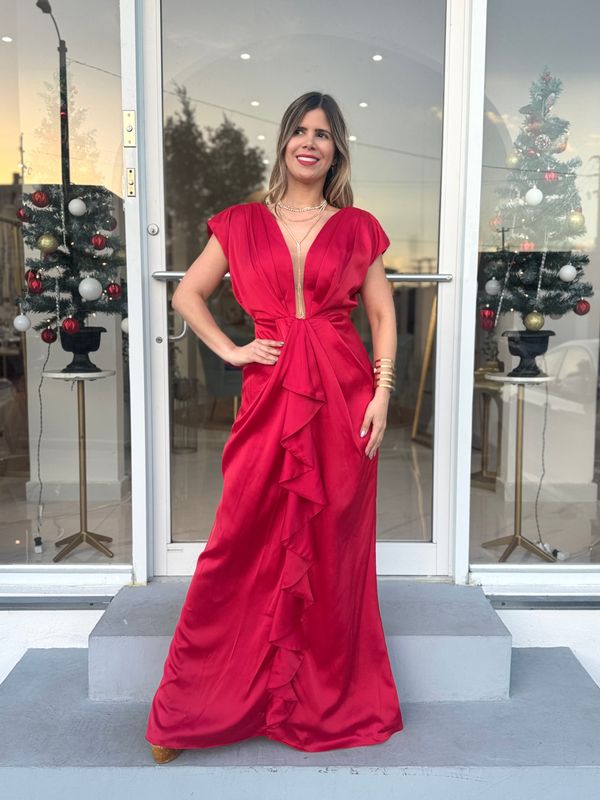 Red Exclusive Formal Dress
