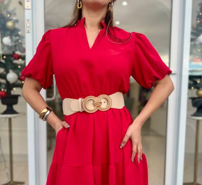 Red Aimee Dress