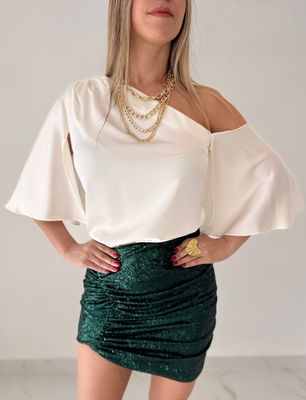 Ivory Elegant Blouse