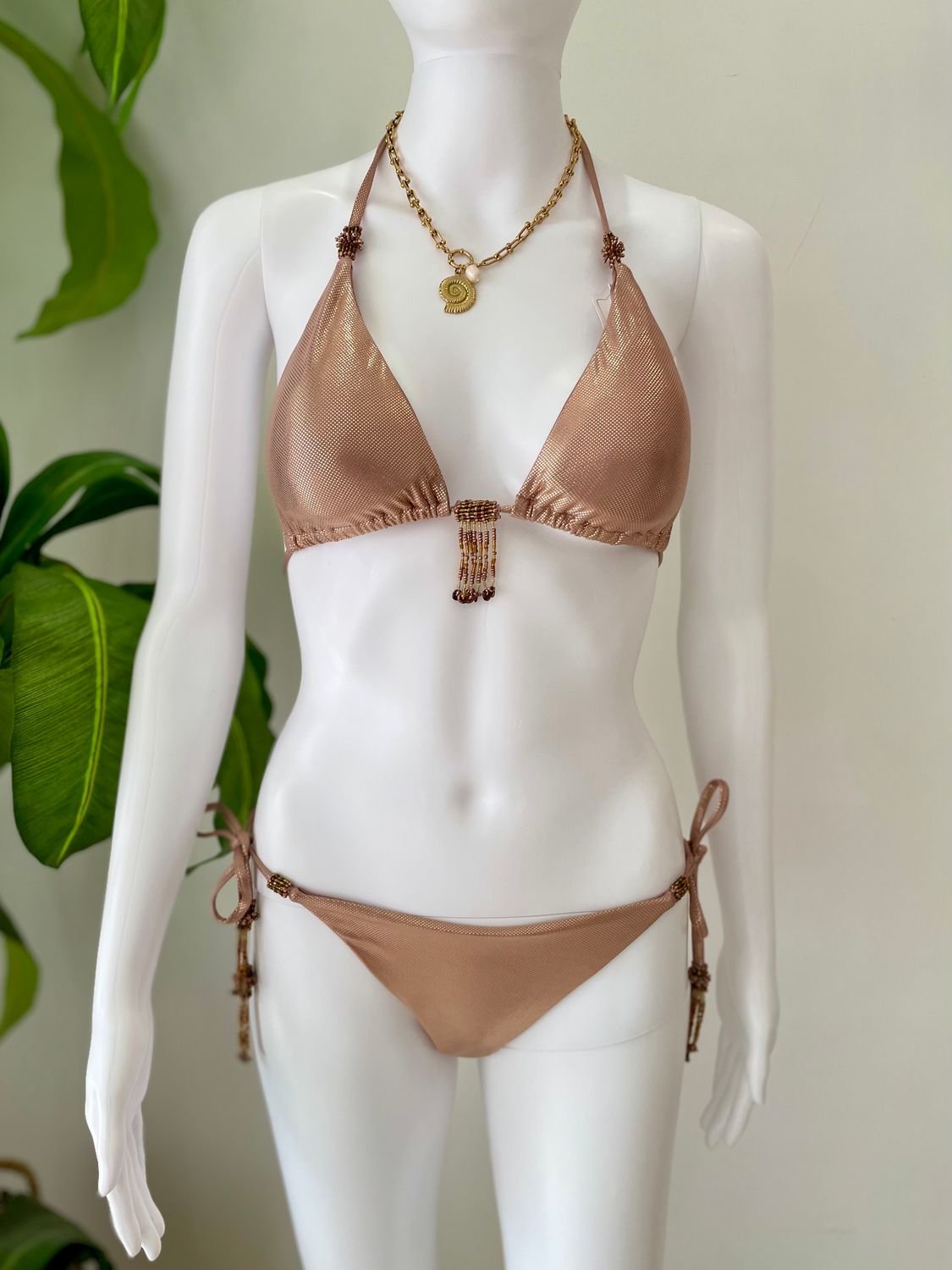 Metallic Bronze Bikini