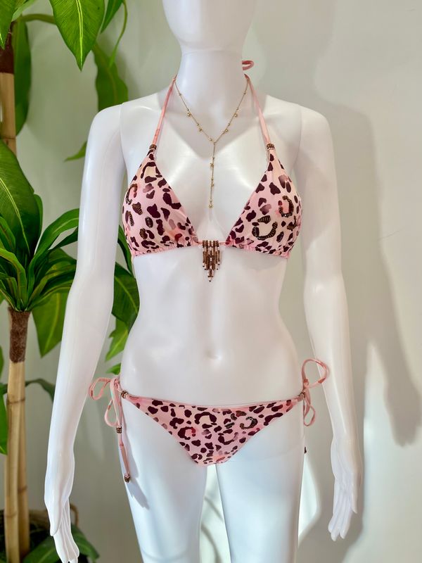Light Pink Leopard Bikini