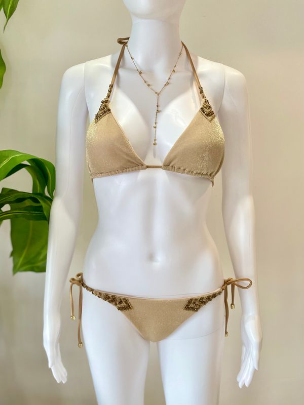 Gold Shiny Bikini