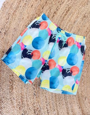 Colorful Matching Boy Swimsuit