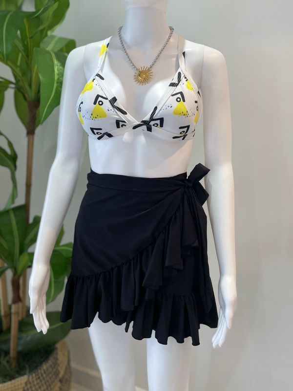 Black Wrap Around Skirt