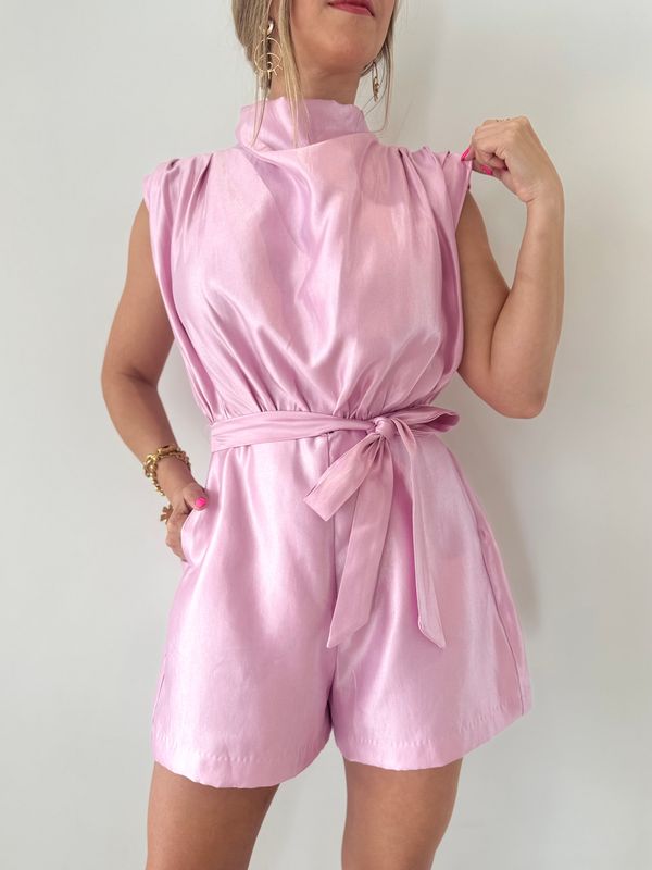 Pink Elegant Romper