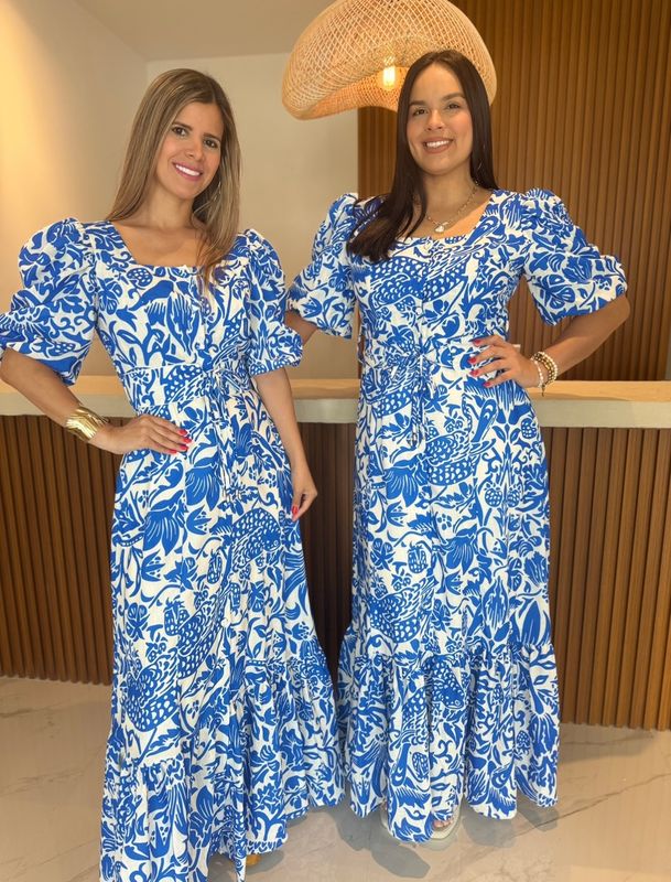 Ágata Blue Dress Exclusive Collection