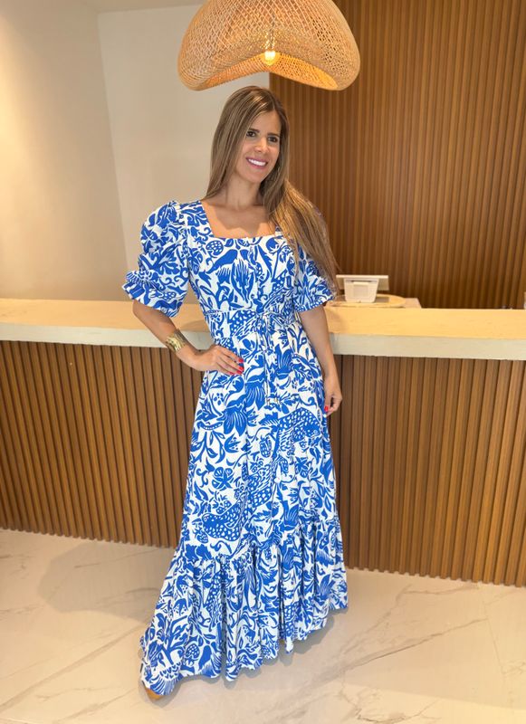 Ágata Blue Dress Exclusive Collection