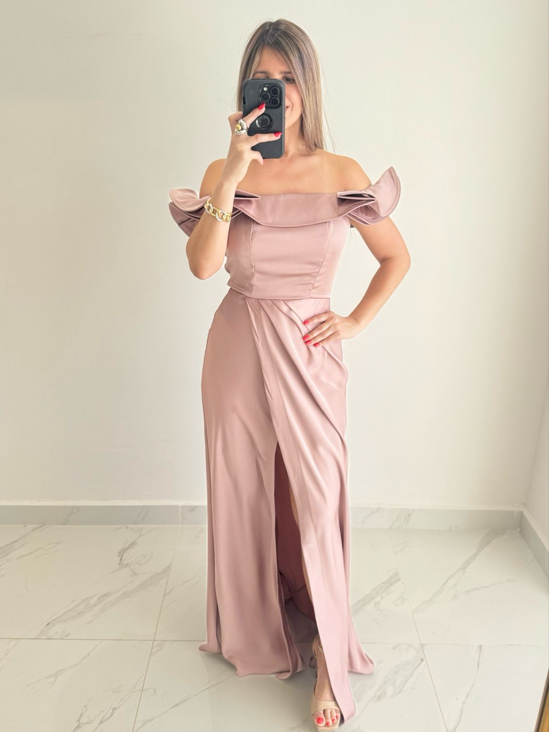 Old Pink Exclusive Collection Formal Dress
