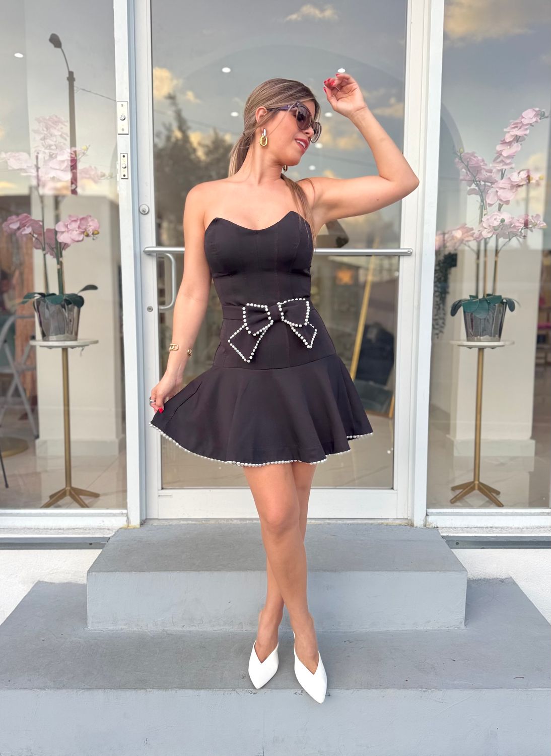 Black Pearls Loop Premium Collection Dress