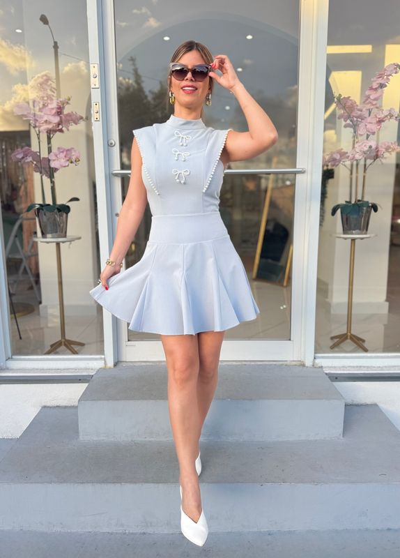 Slate Blue Premium Collection Dress