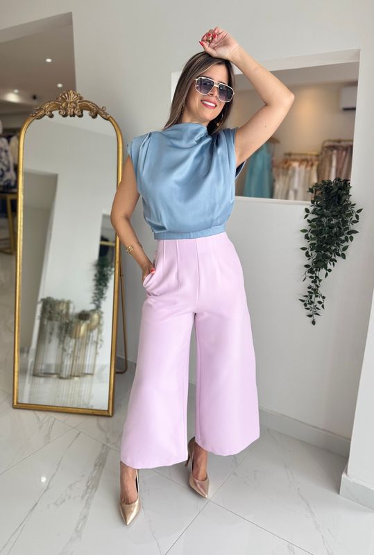 Pink Midi Pant