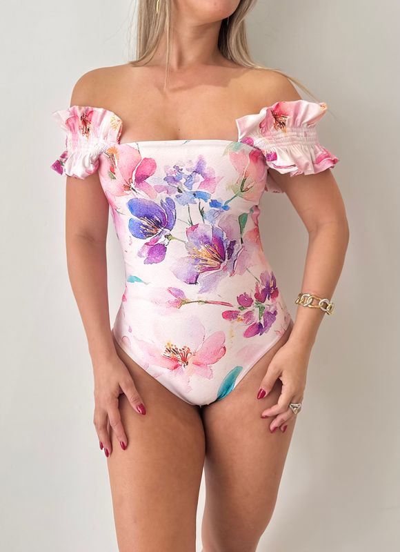 Pink Blossom Exclusive Designer One Piece Swimsuit