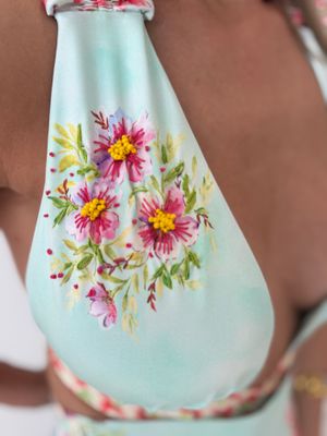 Delicate Spring Exclusive Designer One Piece Swimsuit