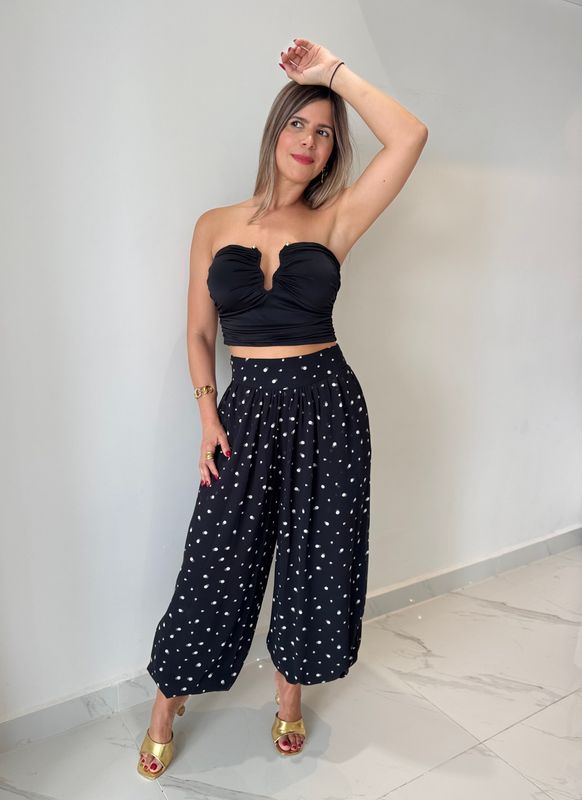 Polka Dots Aladdin Jogger