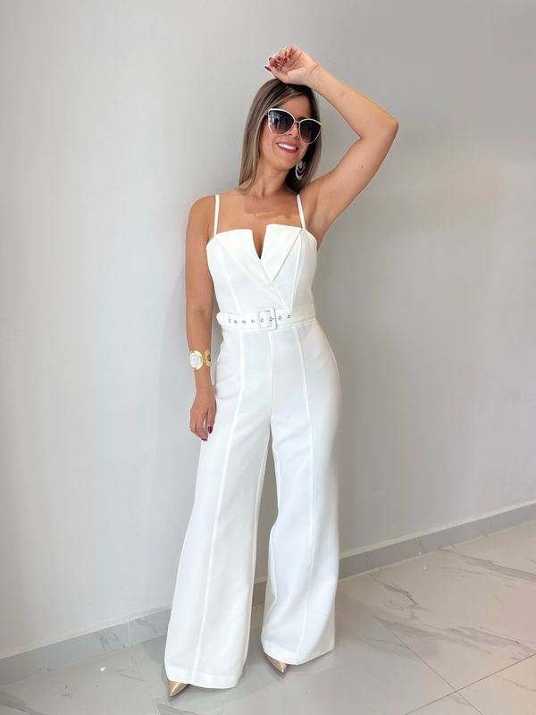 White Elegant Jumpsuit