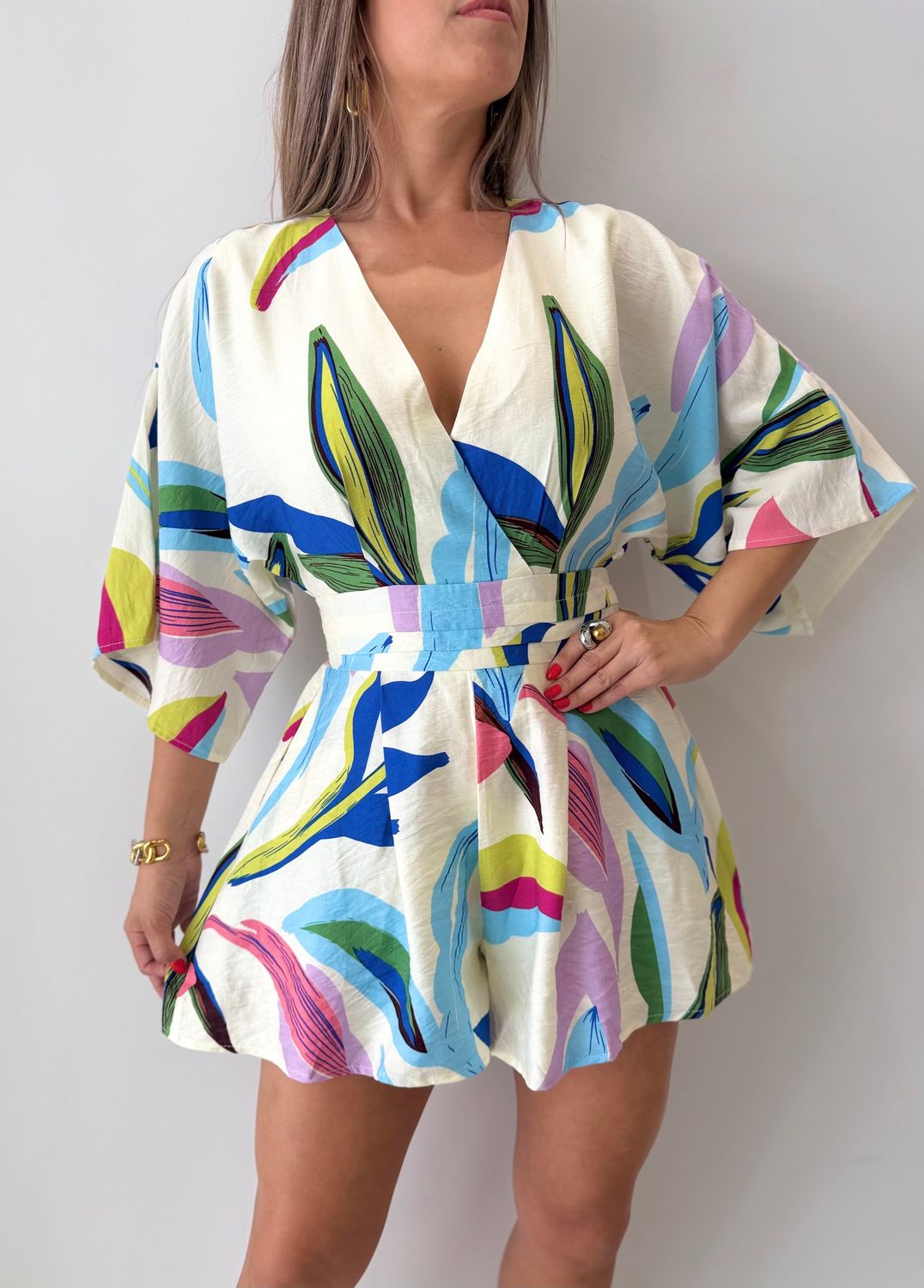 Tropical Chic Romper