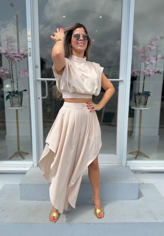 Nude Fashion Pant Set