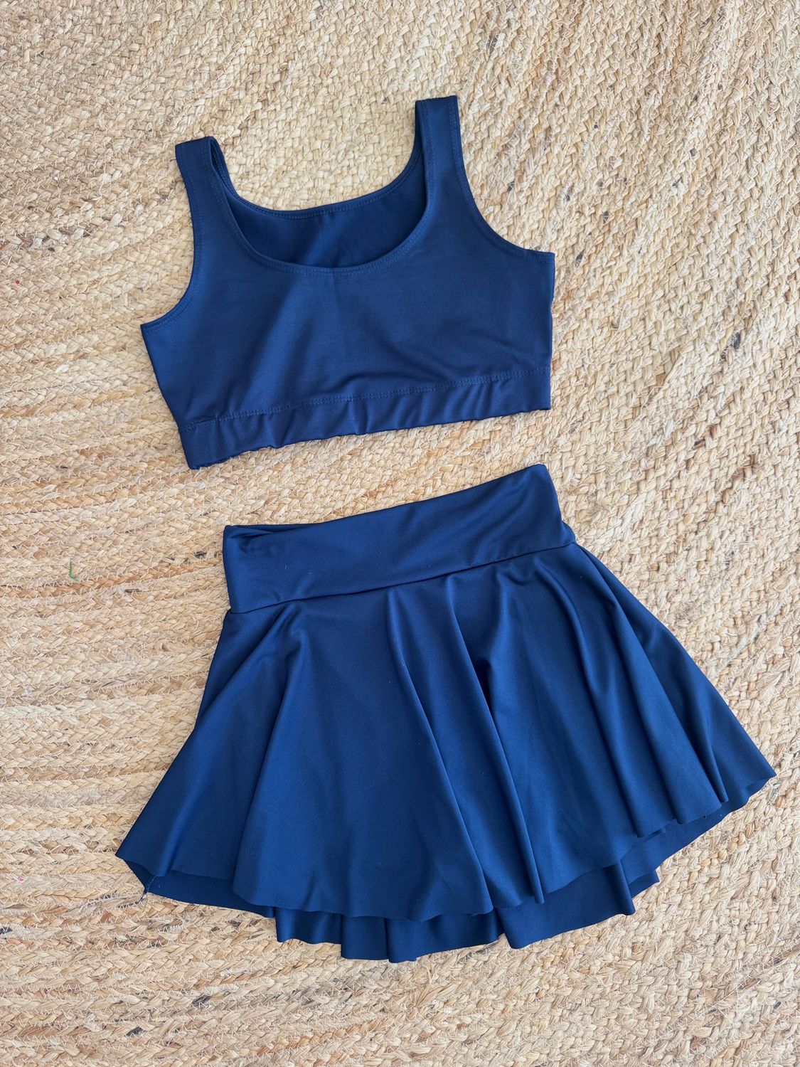 Navy Blue Skort Sport Set