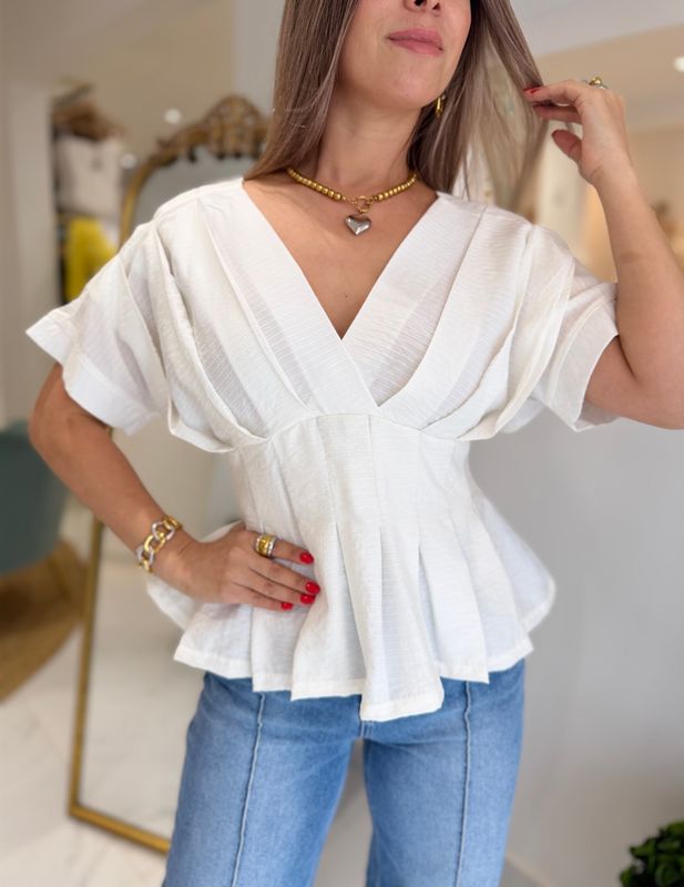 White Exclusive Collection Blouse