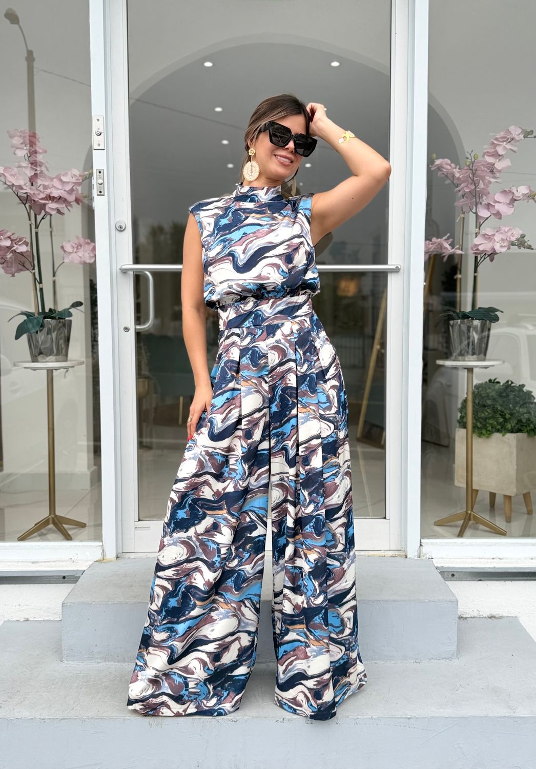 Printed Elegant Jumpsuit